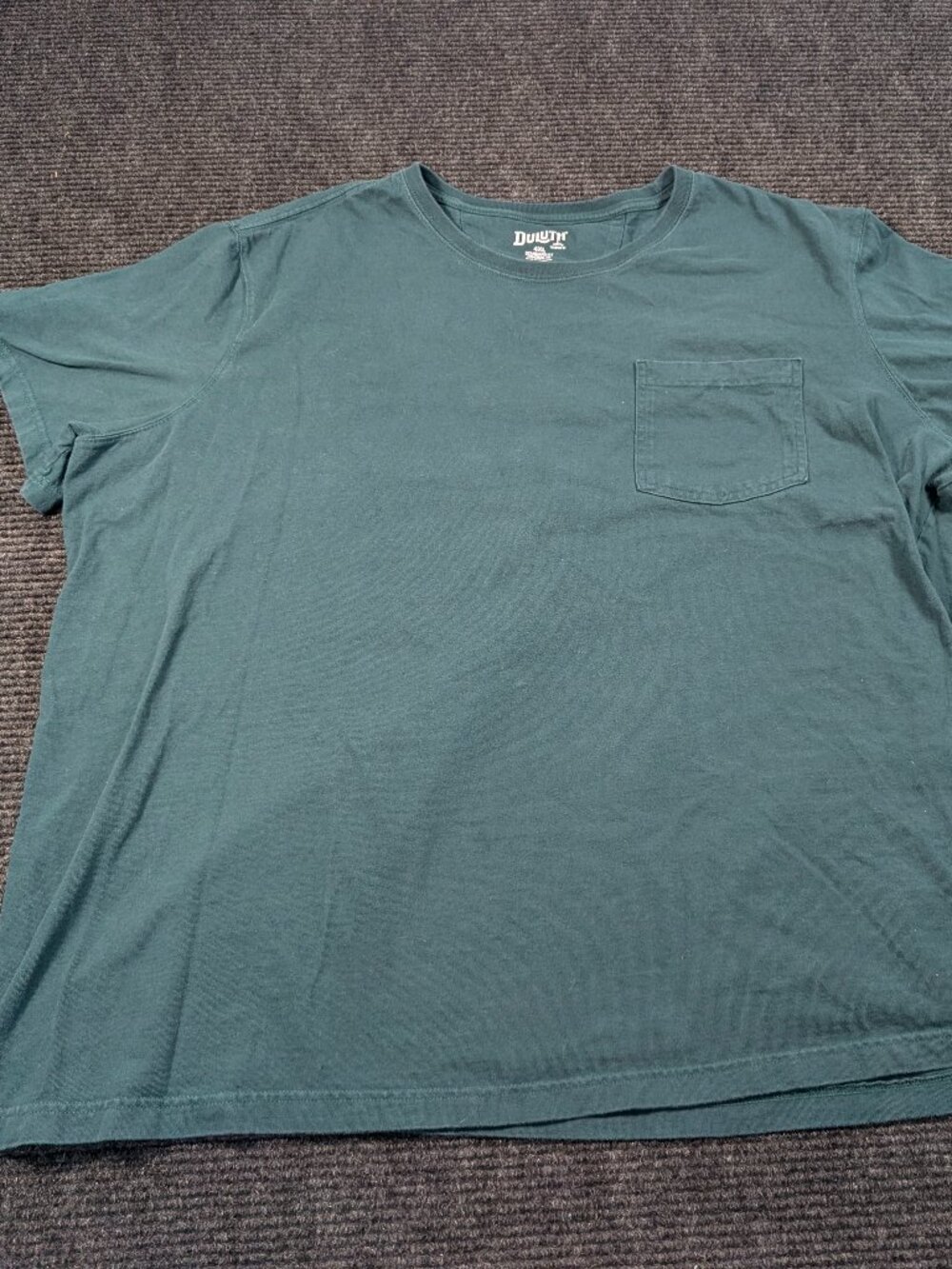 Duluth Trading Co Men's 4XL Longtail T-Shirt Green Short Sleeve Heavyweight Big